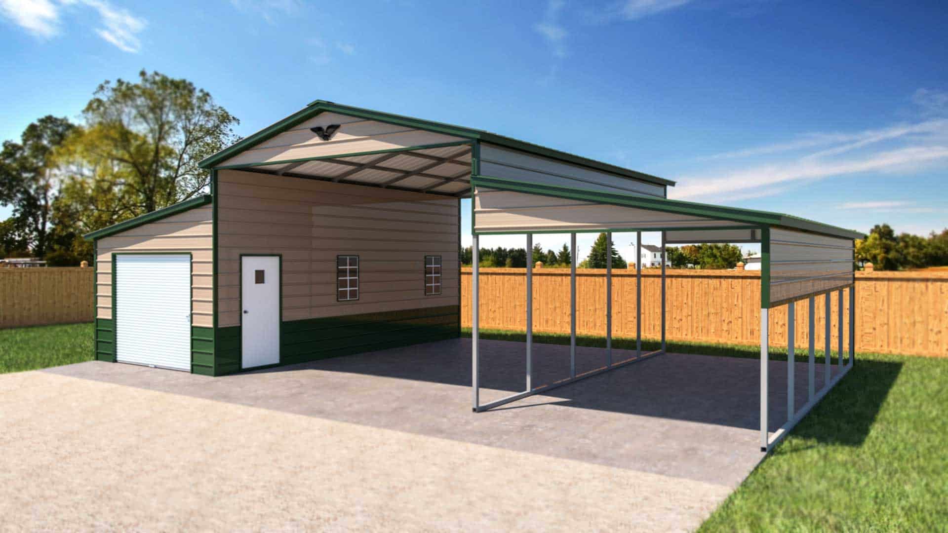 Eagle Carports Custom Horse Barn 48x31x12 9 Eagle Carports