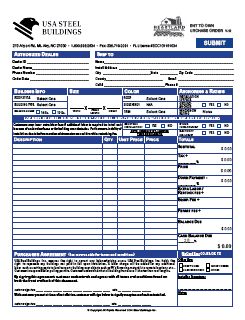 Order Forms - Eagle Carports