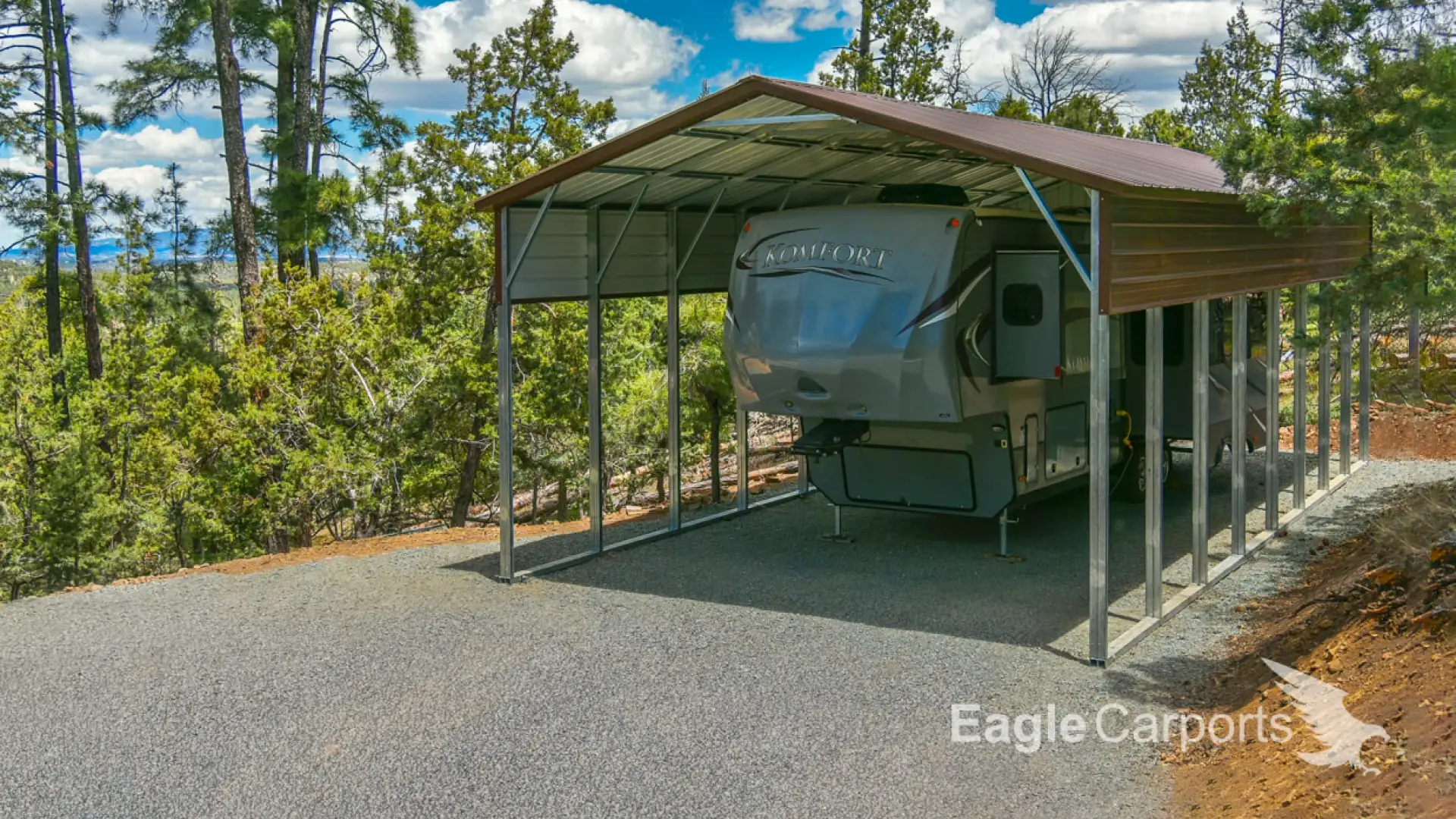 Metal RV Covers for Sale  Steel RV Carports at Affordable Prices